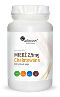 ALINESS Miedź chelatowana 2,5 mg x 100 Vege tabs.