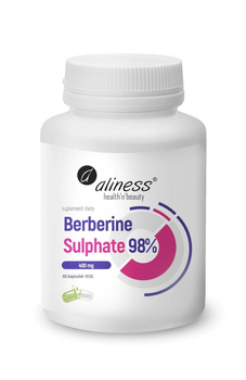 ALINESS Berberine Sulphate 98% 400 mg x 60 vege