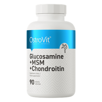 OstroVit Glukozamina + MSM + Chondroityna 90 tabletek