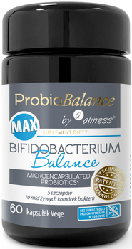 Aliness ProbioBALANCE MAX Bifidobacterium Balance 10 mld. x 60 vege caps.