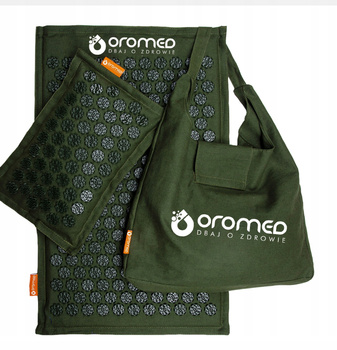 Mata do akupresury masażer Oromed ORO-HEALTH zielony + poduszka