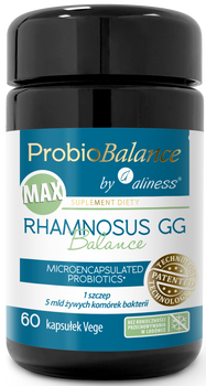 Aliness ProbioBALANCE MAX Rhamnosus GG Balance 5 mld. x 60 vege caps.