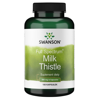 SWANSON FS Milk Thistle 500mg 100 kaps