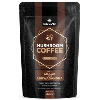 Solve Labs Mushroom Coffee 330g Chaga + Ashwagandha