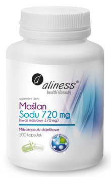 ALINESS Maślan Sodu 720 mg x 100 VEGE kaps.