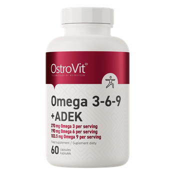 OstroVit Omega 3-6-9 + ADEK 60 kapsułek