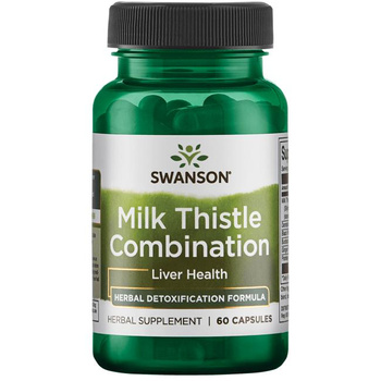 SWANSON Milk Thistle Combination 60 kapsułek Ostropest plamisty