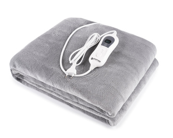 Koc ogrzewający ciepły mata grzewcza duży miękki polarowy