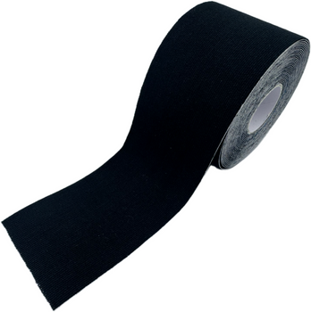 Taśma do kinesiotapingu 5 cm x 5 m czarna