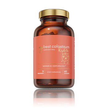 MyBestPharm MyBestColostrum Kids 60 pastylek truskawkowy