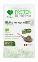 BeOrganic Białko konopne BIO w proszku 200g - 48% białka