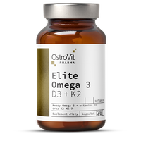 OstroVit Pharma Elite Omega 3 D3 + K2 30 kapsułek