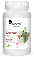 ALINESS Shatavari ekstrakt 30% 500 mg x 100 Vege caps.