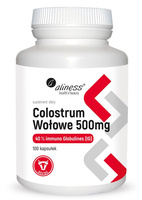 ALINESS Colostrum Wołowe IG 40% 500 mg x 100 kaps. 