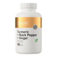 OstroVit KURKUMINA + CZARNY PIEPRZ + IMBIR 90 tabletek