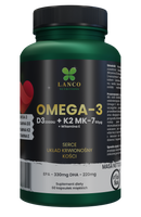 Lanco Omega -3 + D3+K2 60 kapsułek