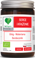BeOrganic Serce i Krążenie BIO 500 mg x 100 tabletek