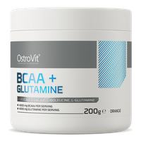 OstroVit BCAA + Glutamina 200 g pomarańczowy
