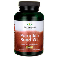 SWANSON Olej z pestek dyni 1000mg 100 żelek
