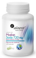 ALINESS Maślan Sodu 720 mg x 100 VEGE kaps.