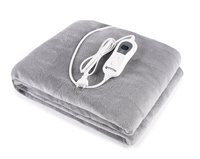 Koc ogrzewający ciepły mata grzewcza duży miękki polarowy 