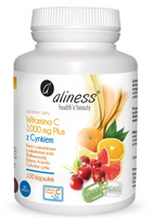 Aliness Witamina C 1000 mg z CYNKIEM PLUS 100 kapsułek