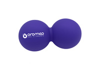 Podwójna piłka do masażu lacrosse różowa