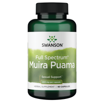 SWANSON FS Muira Puama 400mg 90 kapsułek Potencja Libido Seks