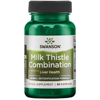 SWANSON Milk Thistle Combination 60 kapsułek Ostropest plamisty