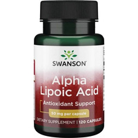 SWANSON ALA 50mg 120 kapsułek Kwas Alfa Liponowy Antyoksydant