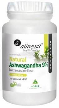 ALINESS Ashwaganda 570 mg 9% 100 VEGE kapsułek