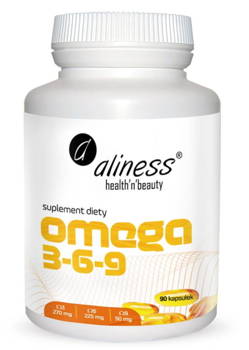 ALINESS Omega 3-6-9 270/225/50 mg x 90 kapsułek