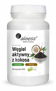 ALINESS Węgiel aktywny z kokosa 300 mg x 100 Vege