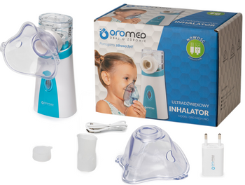 INHALATOR NEBULIZATOR ULTRADZWIĘKOWY ORO-MESH PRO + ZASILACZ