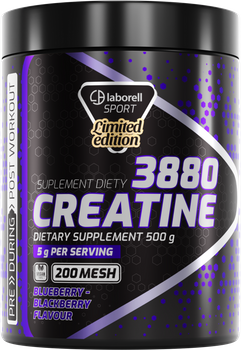 LABORELL Creatine 3880 monohydrate jagoda jeżyna 500g