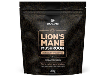 Lion's Mane Soplówka jeżowata 10:1 Mushroom Powder 30g