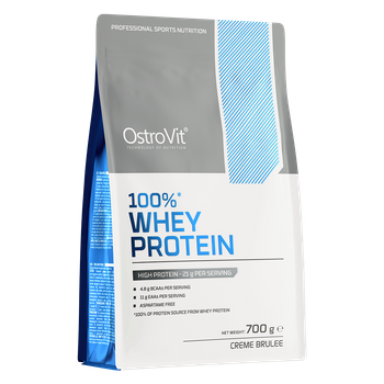 OstroVit 100% Whey Protein 700 g białko WPC o smaku kremu brulee