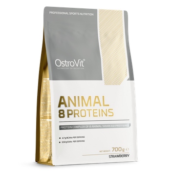 OstroVit Animal 8 Proteins 700 g truskawkowy