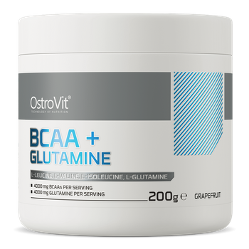 OstroVit BCAA + Glutamina 200 g grejpfrutowy