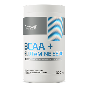 OstroVit BCAA + Glutamina 5500 mg 300 kapsułek