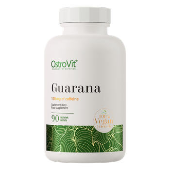 OstroVit GUARANA 90 tabletek NATURALNA KOFEINA