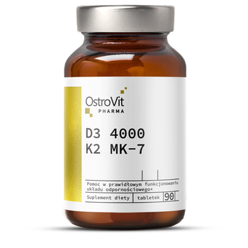 OstroVit Pharma D3 4000 + K2 MK-7 90 tabletek