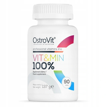 OstroVit Vit&Min 100% 90 tabl. naturalny multiwitamina