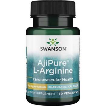 SWANSON AjiPure L-Arginina 500mg 60kaps