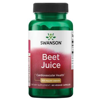 SWANSON Beet Juice 60 kapusłek Organiczny sok z buraka