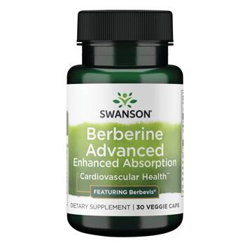 SWANSON Berberine Advanced 500mg 30 kapsułek Fitosomalna Berberyna ekstrakt