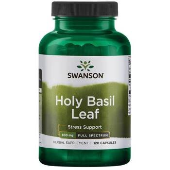 SWANSON FS Holy Basil 400mg 120kapsułek Bazylia Święta STRES Odporność