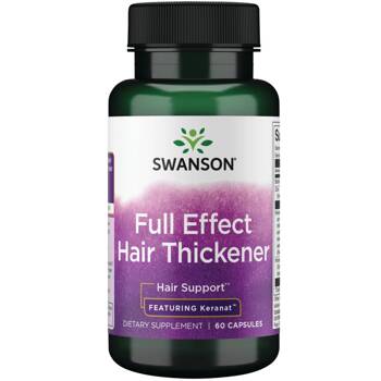 SWANSON Full Effect Hair Thickener 60 kaps Biotyna Cynk