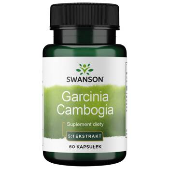 SWANSON Garcinia Cambogia extract 60kapsułek SPALACZ ODCHUDZANIE