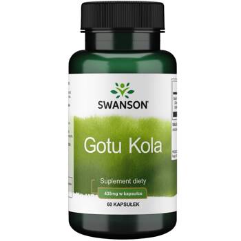 SWANSON Gotu Kola 435mg 60 kapsułek Pamięć Koncentracja STRES